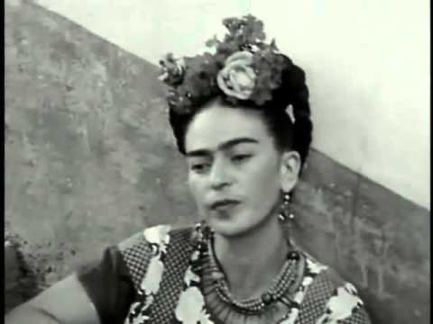 B&W home movie clips of Frida Kahlo