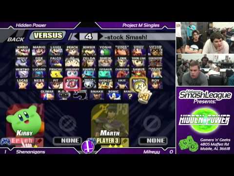 Hidden Power (May 2015) – Shenanigans (Kirby) vs. Mikeyy (Fox, Marth) – Project M