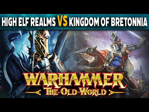 High Elf Realms vs Kingdom of Bretonnia Warhammer The Old World Battle Report