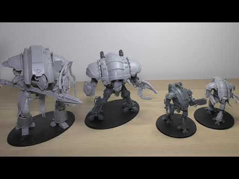 Imperial Knights - Moirax with Volkite Veuglaire and Gyges Siege Claw - Review (HH & WH40K)