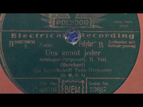 Uns kennt jeder (Schlager-Potpourri) - Ilja Livschakoff Tanz Orchester