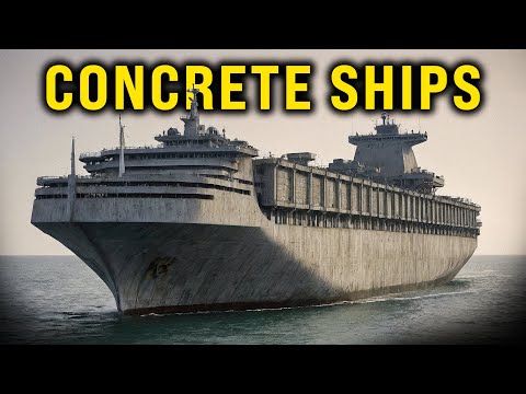 The giant concrete ships 😮
