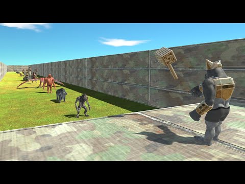 Ghor Hammer Death Run vs All Units - Animal Revolt Battle Simulator