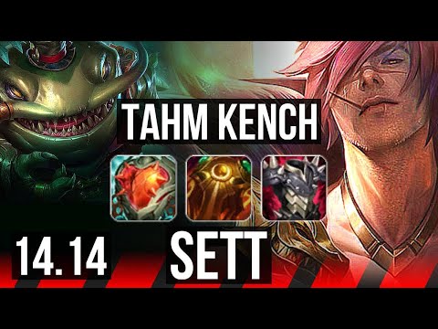 TAHM KENCH vs SETT (TOP) | Rank 5 Tahm, Legendary, 10/3/12 | TR Grandmaster | 14.14