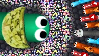 SECRET ARMY SKIN IS DEADLY! - Slither.io Skins Update - NEW Army Skin Slither World Record Gameplay!