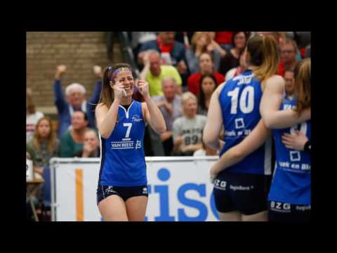 170430 VC Sneek Dames 1 - Sliedrecht Sport Dames 1 (Foto's: Pim Waslander)