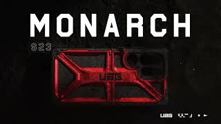 Urban Armor Gear Monarch Samsung Galaxy S23 Ultra Hoesje Carbon video