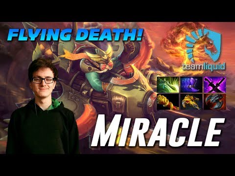 Miracle Gyrocopter FLYING DEATH! Dota 2