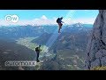 Climbing 700 m Above The Abyss: Stairway To Heaven In Austria | Axel On The Edge - DW Euromaxx Climbing 700 m Above The Abyss: Stairway To Heaven In Austria | Axel On The Edge