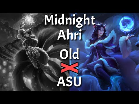 How is Midnight Ahri REWORKED? | Skin Comparison