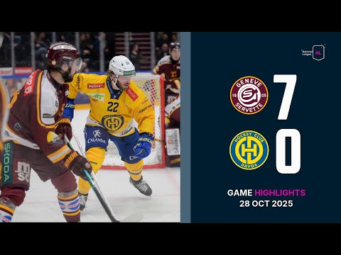 Genève-Servette HC vs. HC Davos - Game Highlights