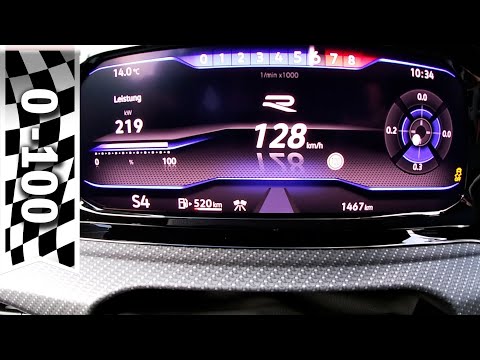 VW Golf R Variant 2022 (320 PS): Beschleunigung 0-100 km/h, Acceleration & Soundcheck Launch Control