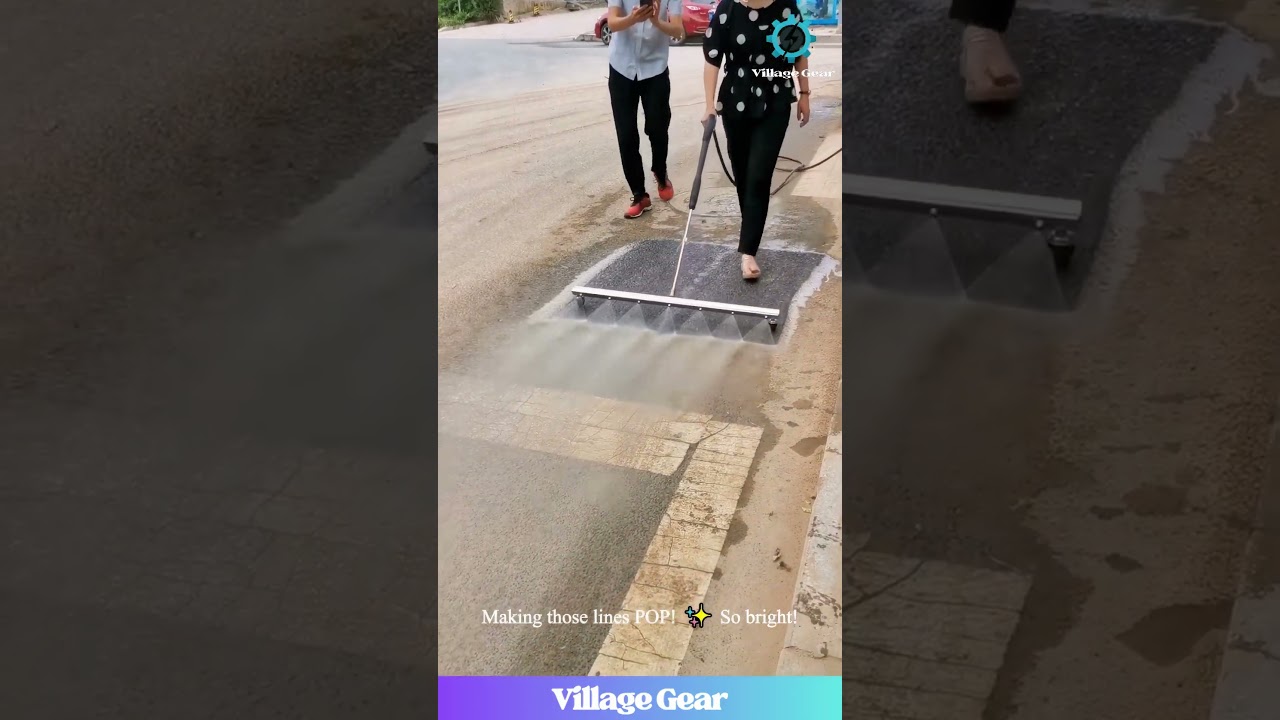 This Power Washing Wand is My New Cleaning OBSESSION! 💦 So SATISFYING! #powerwash #oddlysatisfying