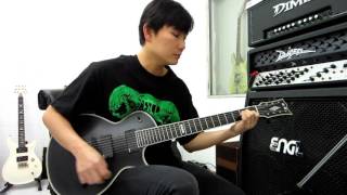 Video thumbnail for กีตาร์ไฟฟ้า 7 สาย ESP E-II Eclipse 7 Black Satin 7 String Guitar by chatreeo