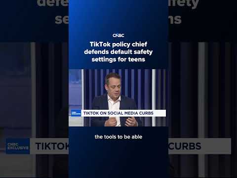TikTok policy chief defends default safety settings for teens
