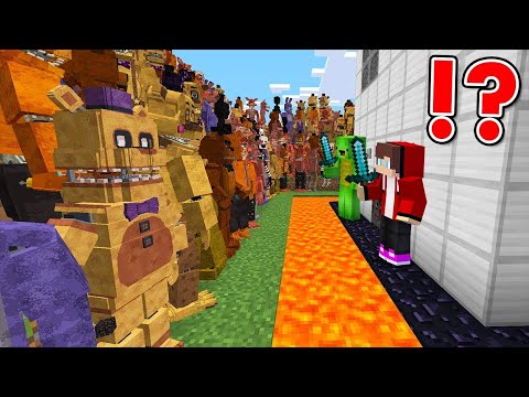 1000 FNAF vs The Most Secure House - Minecraft