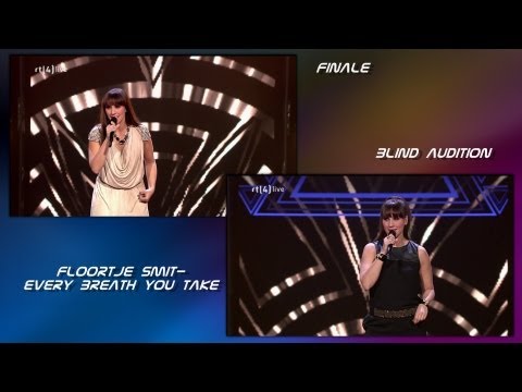 Floortje Smit - Every breath you take: Halve finale vs. Finale