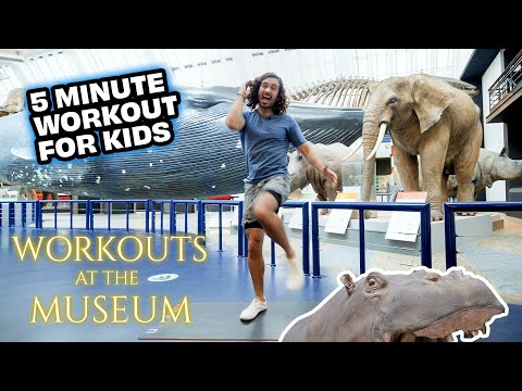 5 Minute Workout for Kids | Mammals Gallery 2 | Natural History Museum