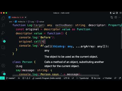 The Ultimate TypeScript Course, Method Decorators