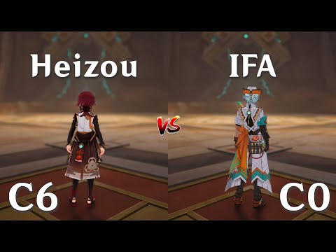 C0 IFA vs C6 Heizou!! Who is the Best DPS ?? (Genshin Impact)