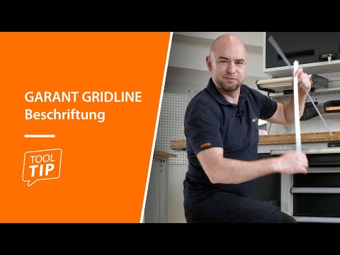Tool Tip: GARANT GRIDLINE Beschriftung