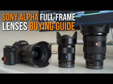 Sony Full Frame Lenses BUYING GUIDE - Sony a7 III a7RIII a7RII a7SII a9