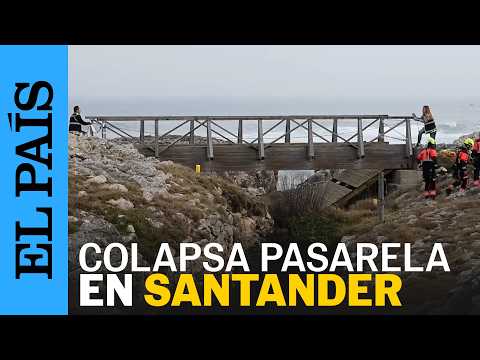 ACCIDENTE | Una PASARELA costera colapsa y deja cinco fallecidos en SANTANDER