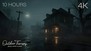 SHADOWS & STORMS | Atmospheric Rain & Deep Thunder for Rest & Study | 10 HOURS [4K]
