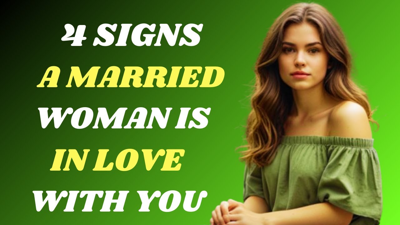 4 Subtle Signs Every Married Woman Sends When She's Attracted to Another Man | Female Psychology
