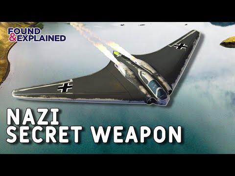 Insane Flying Wing Jet Fighter To Save Germany - Horten Ho 229 Nazi UFO