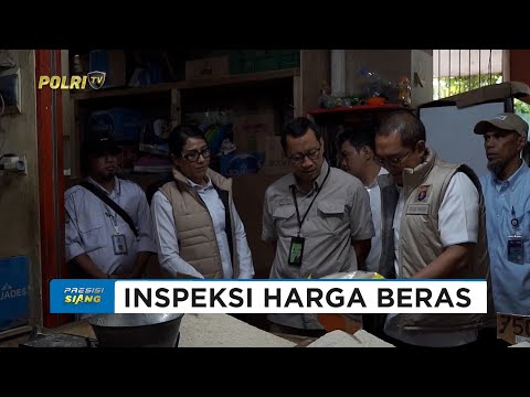 POLDA KALTIM DAN SATGAS PANGAN INSPEKSI HARGA BERAS DI PASARAN