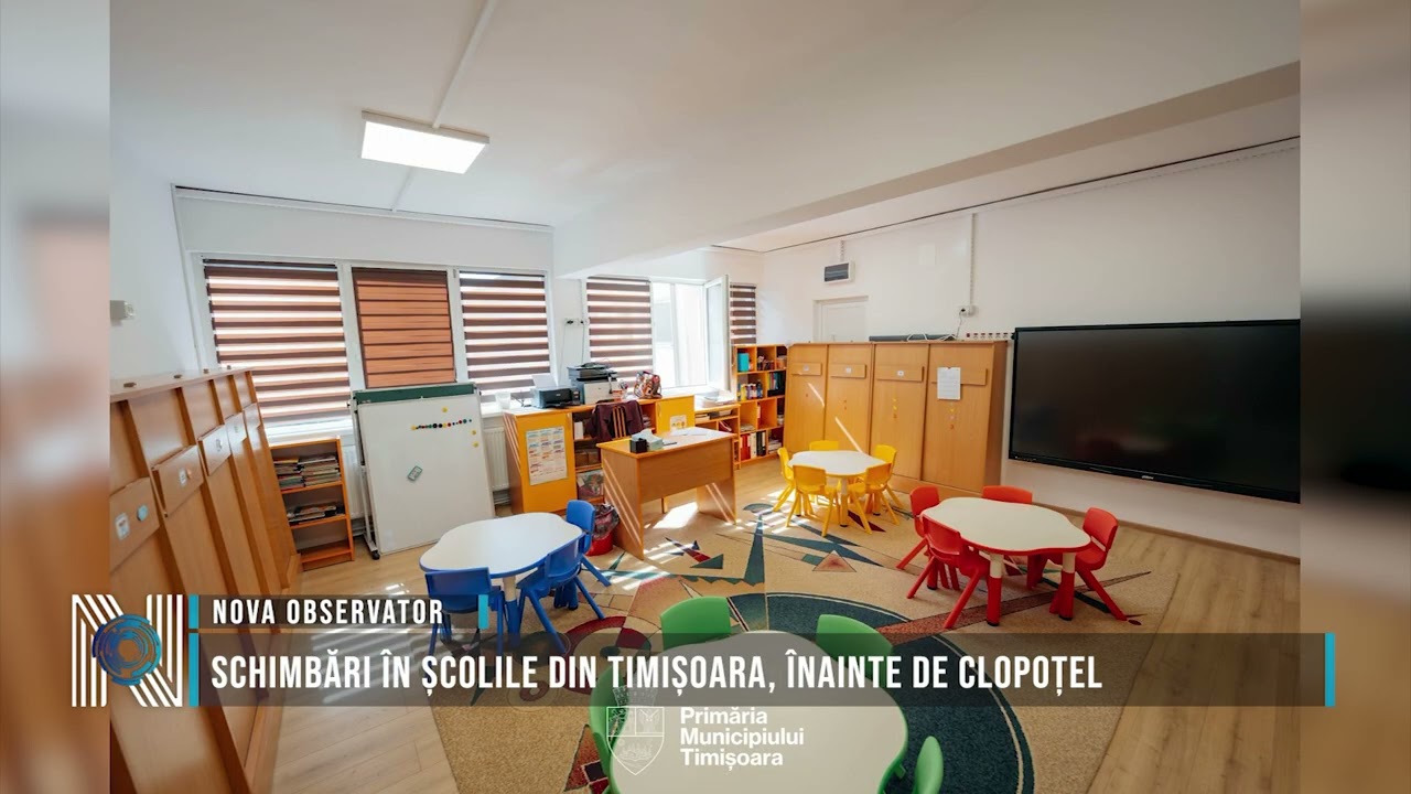 Schimbări în școlile din Timișoara, înainte de clopoțel