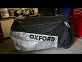 Oxford Rainex Deluxe Rain & Dust Cover - Black / Grey Video