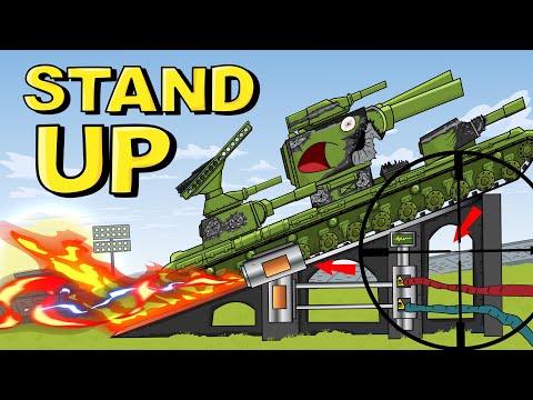 "Come on KV6! Stand up and fight" Cartoons about tanks