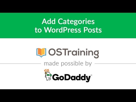 WordPress Beginner Tutorial 10 Add Categories to WordPress Posts