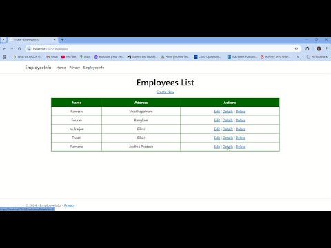 ASP.NET Core CRUD Operations - A Complete Guide || Razor Pages || crud in asp.net core