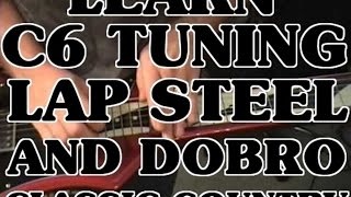 C6 LAP STEEL GUITAR AND DOBRO LESSONS INTRO SCOTT GROVE