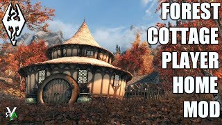FOREST COTTAGE: Lovely Small Collectors Home- Xbox Modded Skyrim Mod Showcase