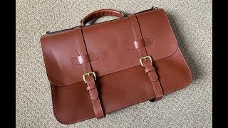 The Frank Clegg English Leather Briefcase: The Full Nick Shabazz Review