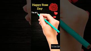 Heart❤ Touching Rose day Wishes🌹 for girlfriend & boyfriend #shorts #roseday #bf #gf #valentine