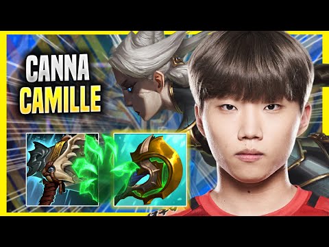 CANNA IS SO GOOD WITH CAMILLE! - NS Canna Plays Camille TOP vs Jayce! | Season 2022