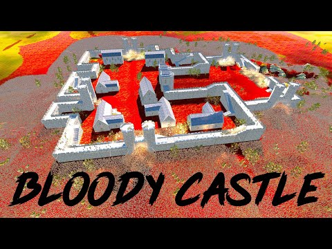 400,000 ZOMBIES surrounded in a castle 10,000 USA SOLDIERS| Ultimate Epic Battle Simulator 2