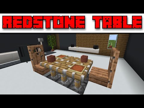 Sneaky Redstone Table Build in Minecraft 1.18