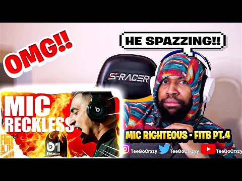 UK WHAT UP🇬🇧!!! Mic Reckless / Mic Righteous - Fire In The Booth pt4 (REACTION)