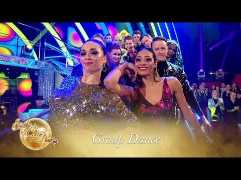 Pro Dancers' perform a tribute to Prince in Week Seven's group dance – Strictly Come Dancing 2017