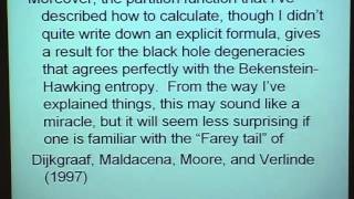 Edward Witten - Three-Dimensional Gravity Revisited