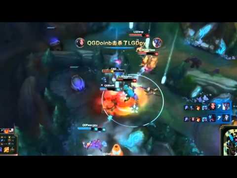 QG vs LGD Trận 2 Tuần 1 LPL Mùa Xuân 2016: Highlights Uzi vs Marin