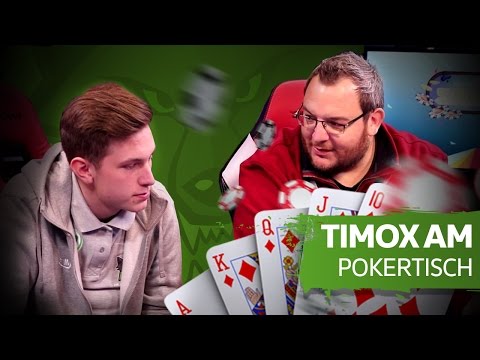 TimoX am Pokertisch | CommanderKrieger zeigt mir wie der Hase läuft