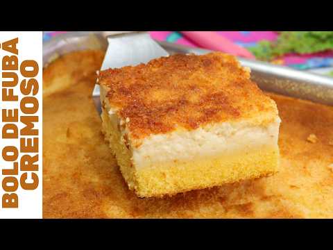 CREAMY CORN CAKE THAT COMES STUFFED FROM THE OVEN! | Without mixer