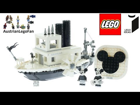 Vidéo LEGO Ideas 21317 : Steamboat Willie